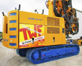 Used BAUER BG 15 H Rotary Drilling Rig - Year 2018